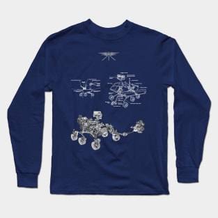 Mars Rovers and Flyer Long Sleeve T-Shirt